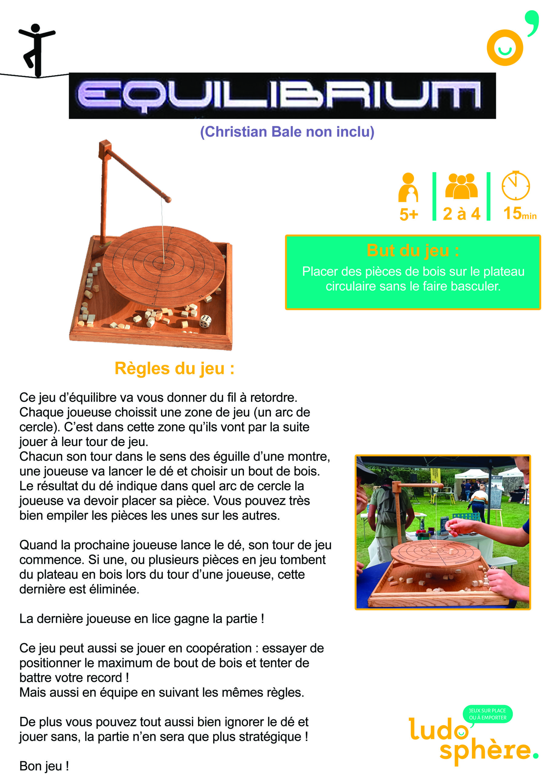 Règles du jeu Equilibrium