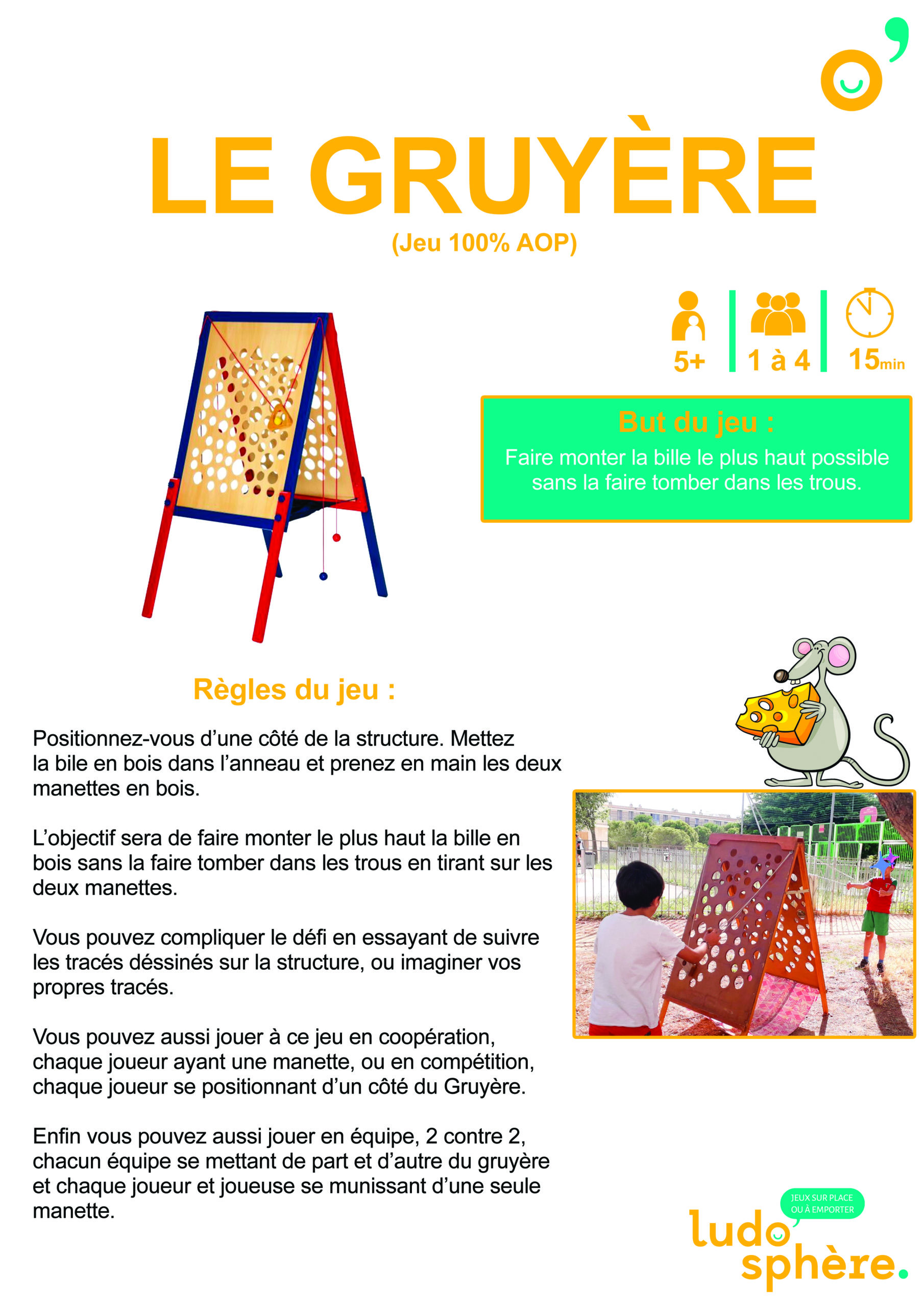 Règles du jeu Le Gruyère