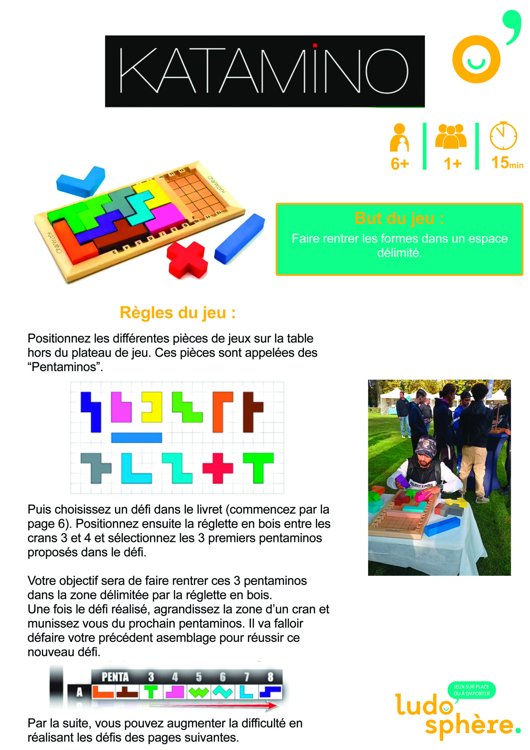 Règles du jeu Katamino